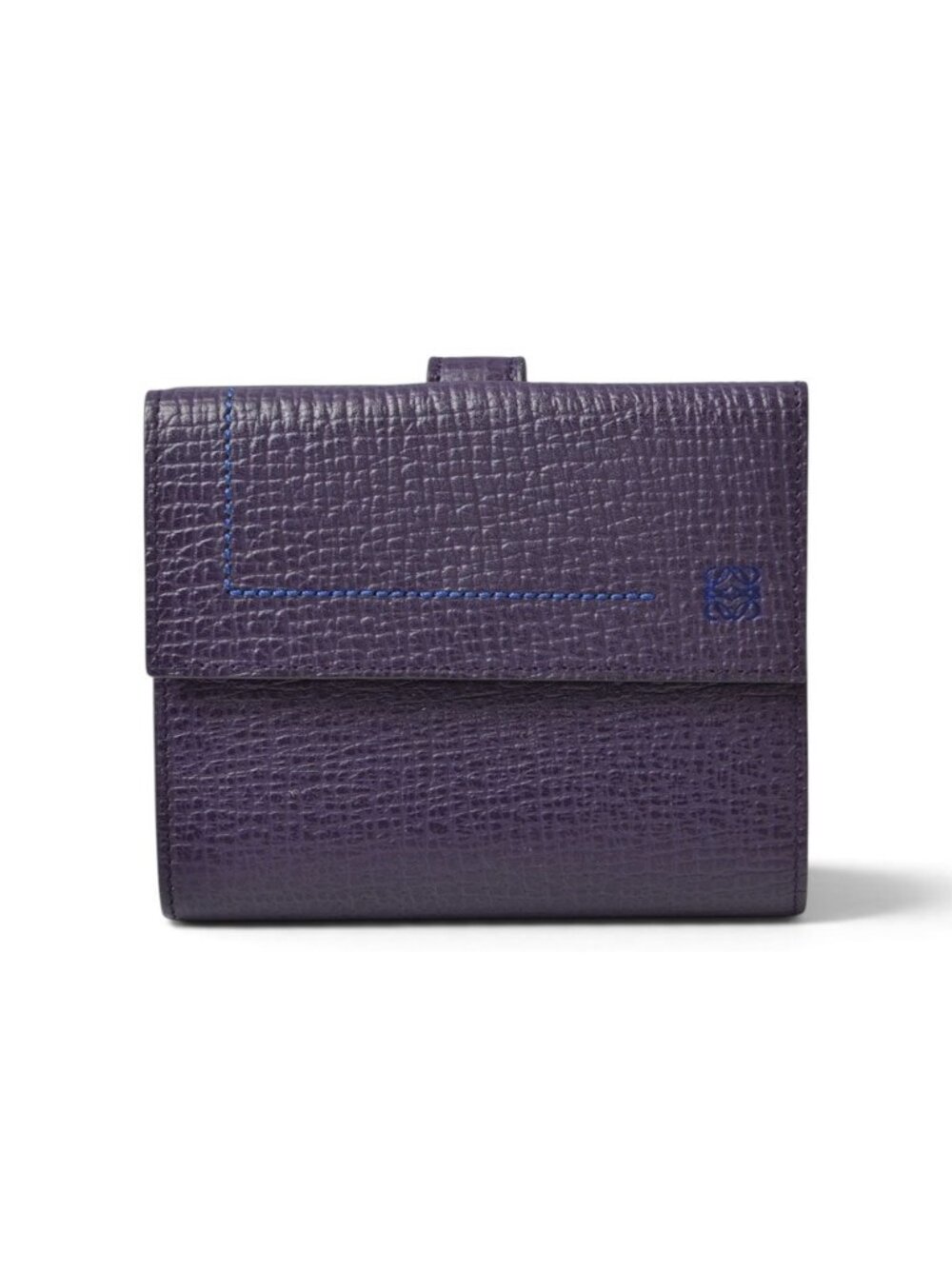Loewe Wallet Trifold Anagram Purple